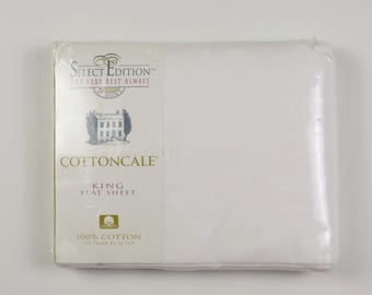 Vintage Select Edition King sized flat sheet -New in package
