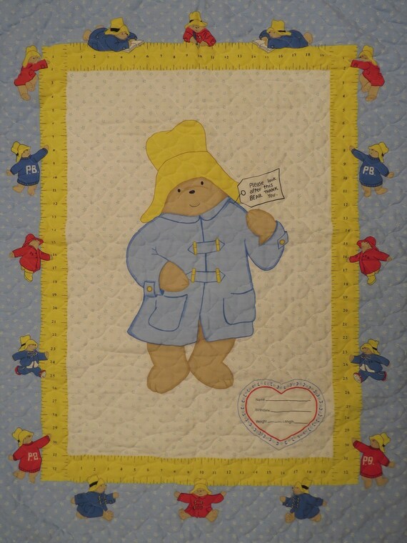 paddington bear blanket