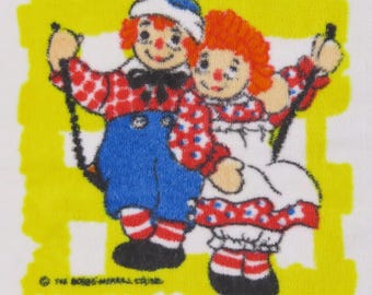 Vintage Raggedy Ann wash cloth
