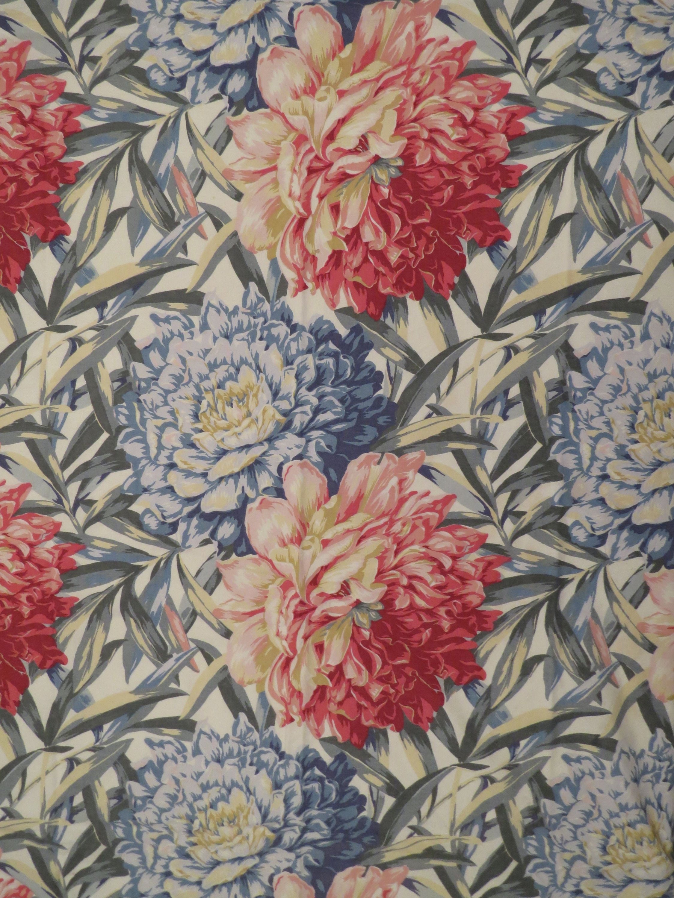 Vintage Floral full sized flat sheet