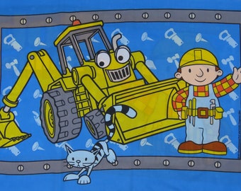 Vintage Bob the Builder standard pillowcase