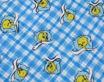 Vintage Tweety Bird small quilted blanket