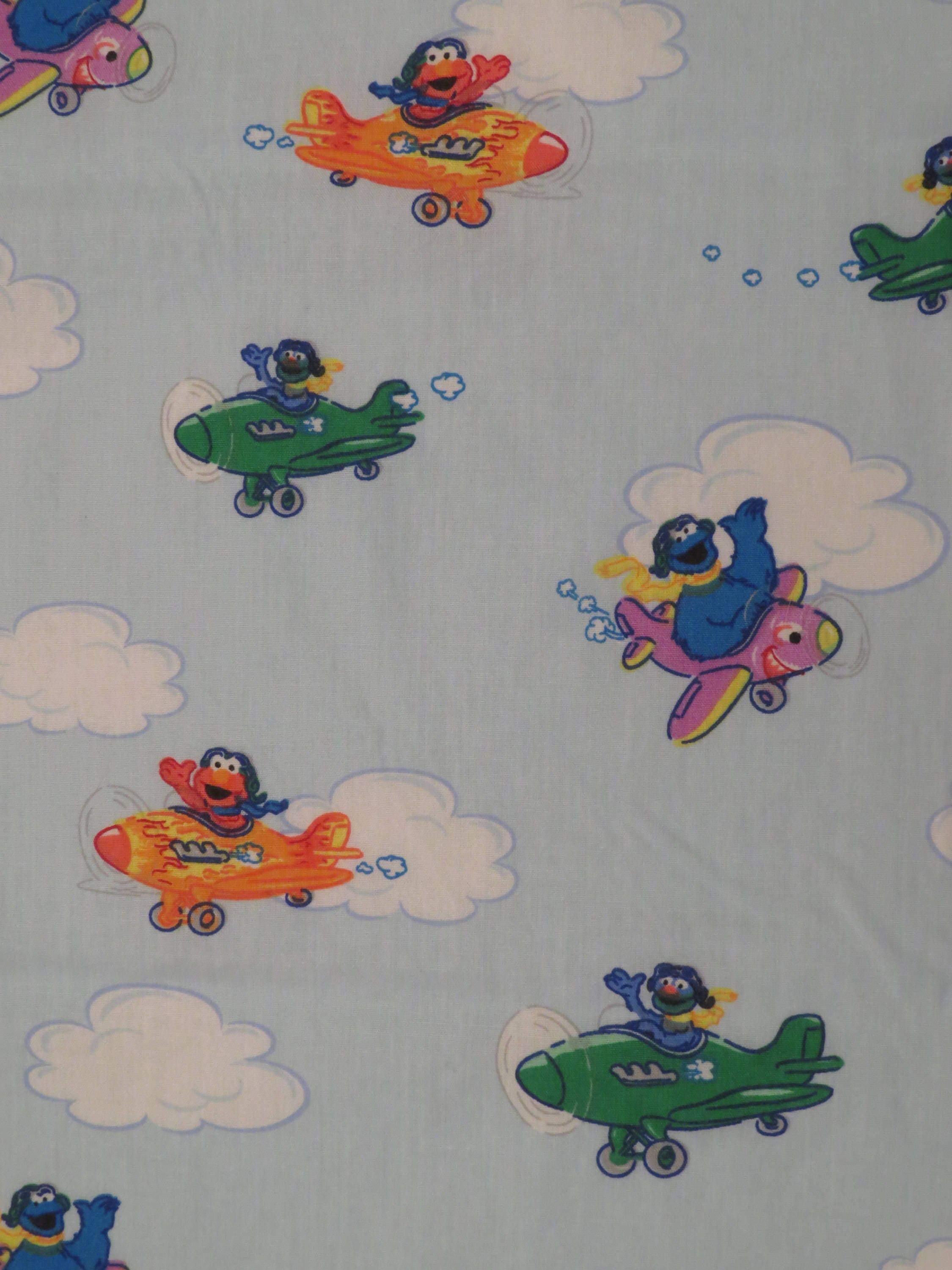 Sesame Street Crib Flat Sheet