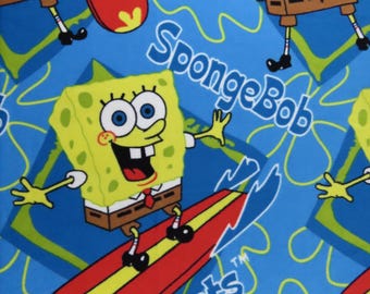 Vintage Spongebob Squarepants fleece blanket
