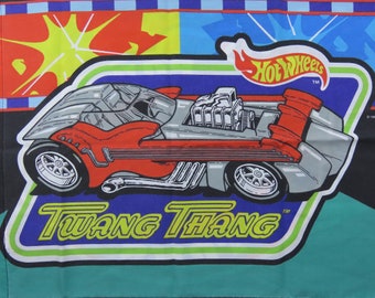 Vintage Hot Wheels standard pillowcase