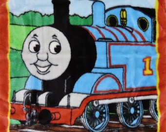 Vintage Thomas the Tank Engine small plush blanket