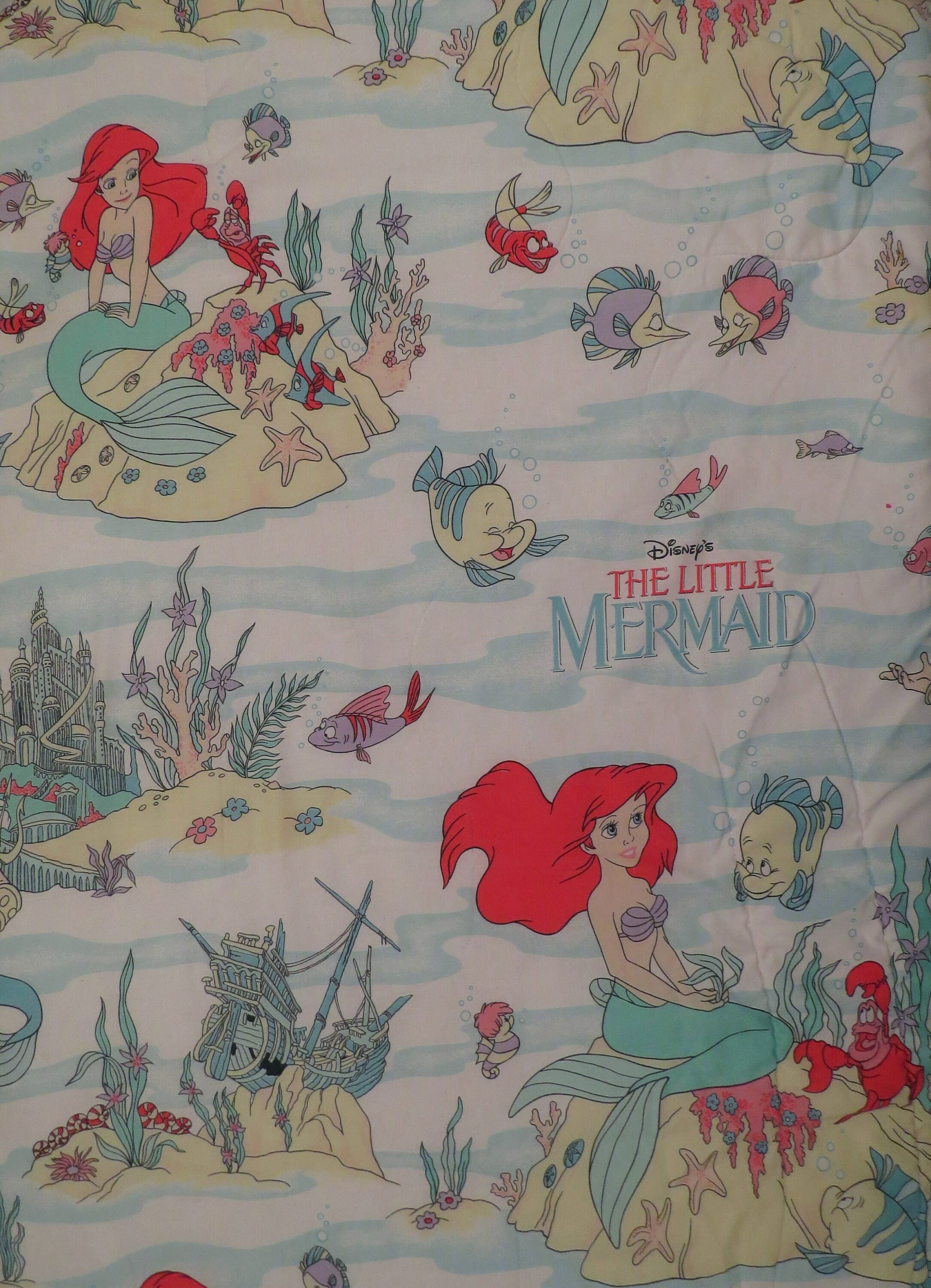 Vintage Little Mermaid Twin comforter