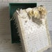 Beautiful hand decorated gift box. Adorned with quality flowers, doily, pearl bling and stunning paper. Very romantic and shabby chic.