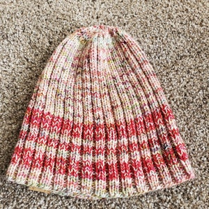 Candy Cane Stripe Merino Wool Hat