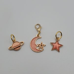 Night Sky Stitch Markers