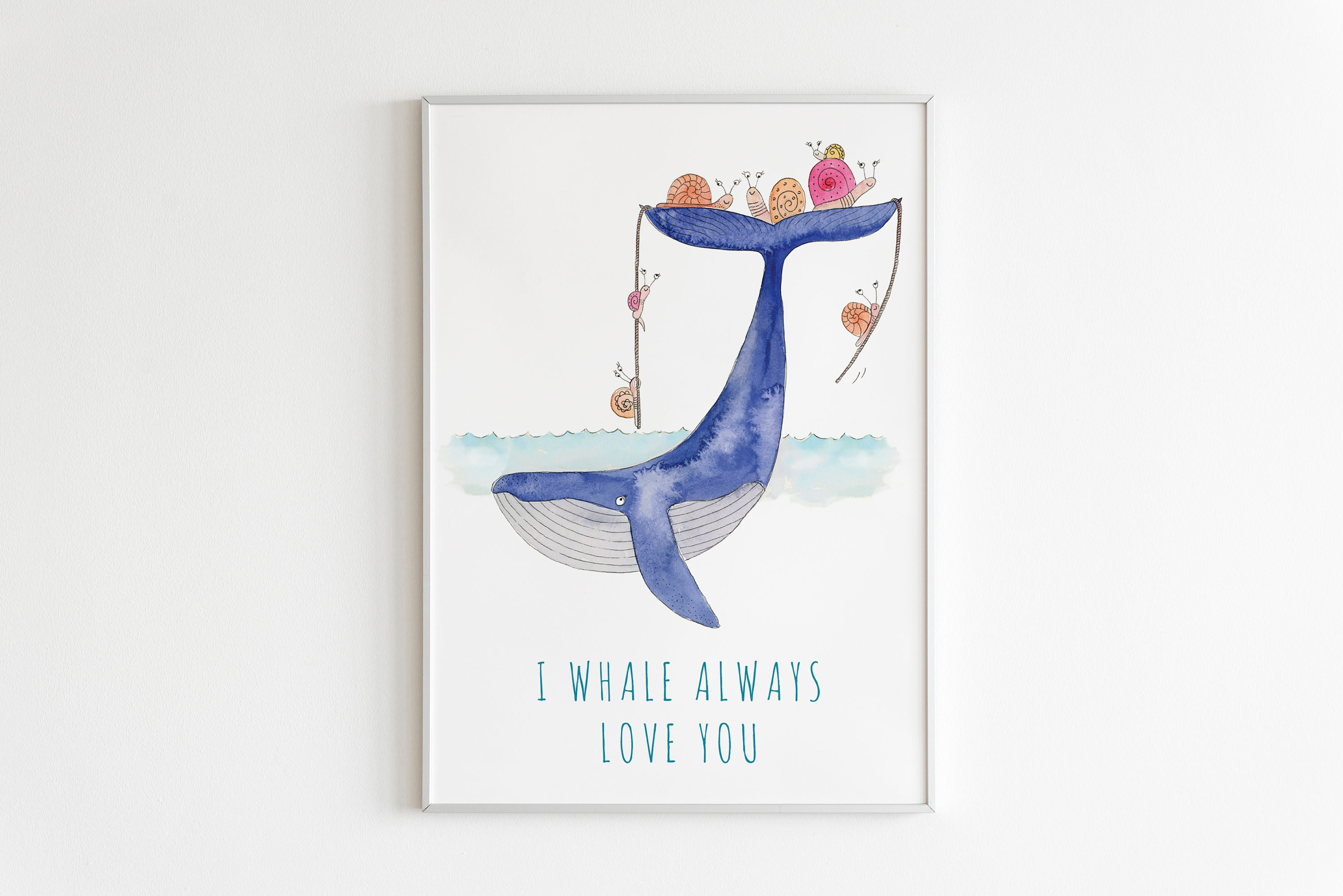 Impression de baleine à bosse, impression de baleine, art de baleine à ...