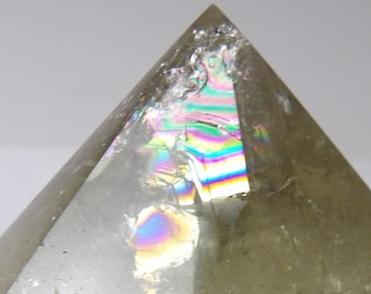 MASSIVE XXL Natural Smokey Citrine Tower, Rare Zambia Golden Kundalini/Tantric Quartz Master Crystal. Pulido Gigante 1750g Obelisco & Guía