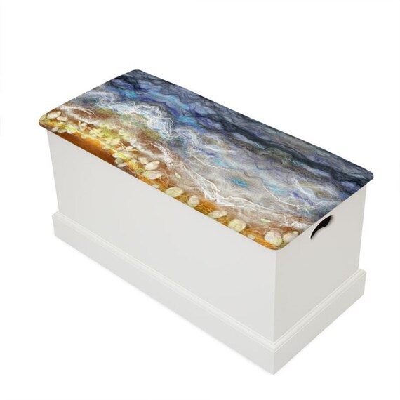 upholstered toy chest