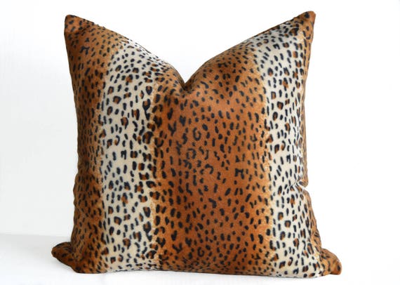 Chui Throw Pillow Leopard Print Pillow Cover Accent Pillow Etsy