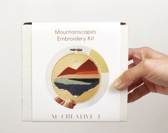 Mountainscapes - Intermediate DIY Embroidery Kit