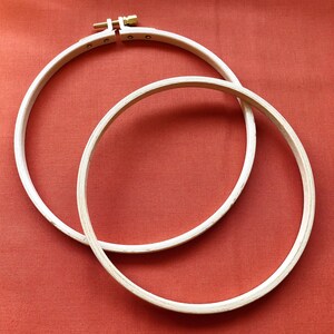 6-Inch NURGE Beechwood Embroidery Hoop image 3