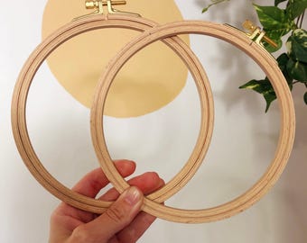 6-Inch NURGE Beechwood Embroidery Hoop