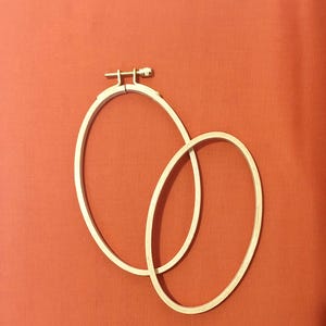 4x6 Oval Beechwood Embroidery Hoop