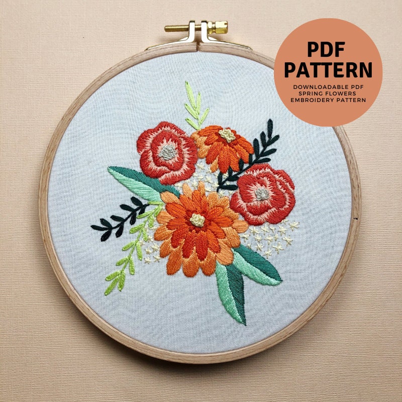 Mountains - Peel Stick and Stitch Hand Embroidery Patterns 