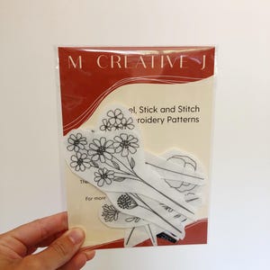 Wildflower Stems Embroidery Patterns - Stick and Stitch Floral ...