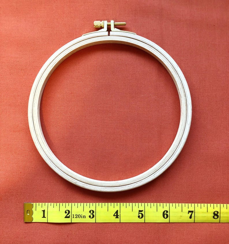 6-Inch NURGE Beechwood Embroidery Hoop image 2