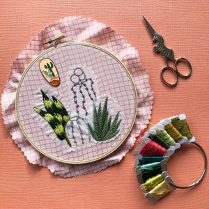 Floral Stick and Stitch Pattern, Embroidery for Clothing, Water Soluble,  Botanical Patch 