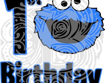 Download Cookie monster svg | Etsy