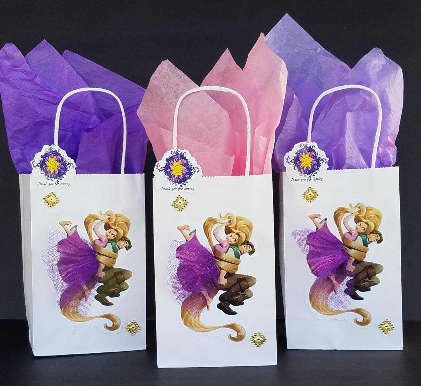 Frozen Birthday Party Supplies, 16pcs Frozen Party Favor Goody Bags for Frozen Theme Party Supplies Decorations