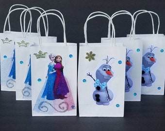 Disney Frozen Elsa Party Favor Bags  Two Sisters