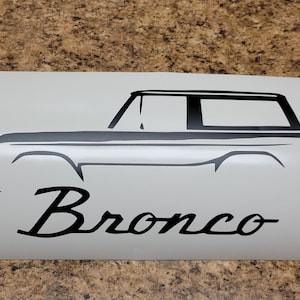 Ford Bronco craft stencil or Vinyl decal