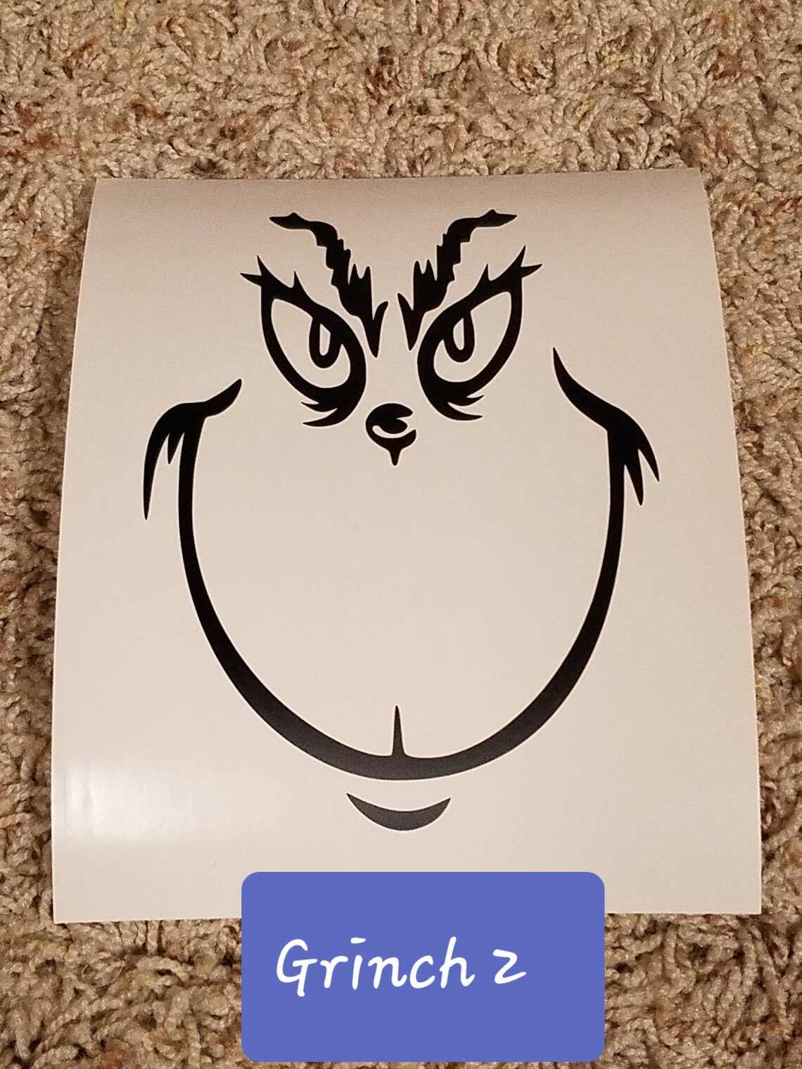 Grinch vinyl decals Etsy
