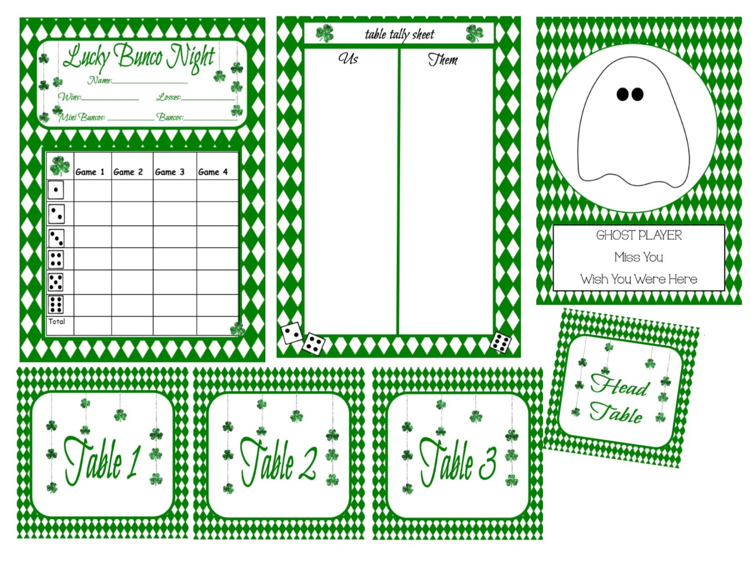 st patricks day bunco event description