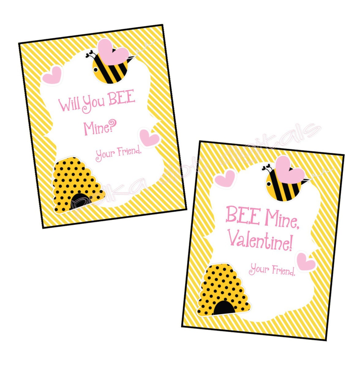 Download BEE Mine Valentine Valentine's For Kids Kid's | Etsy