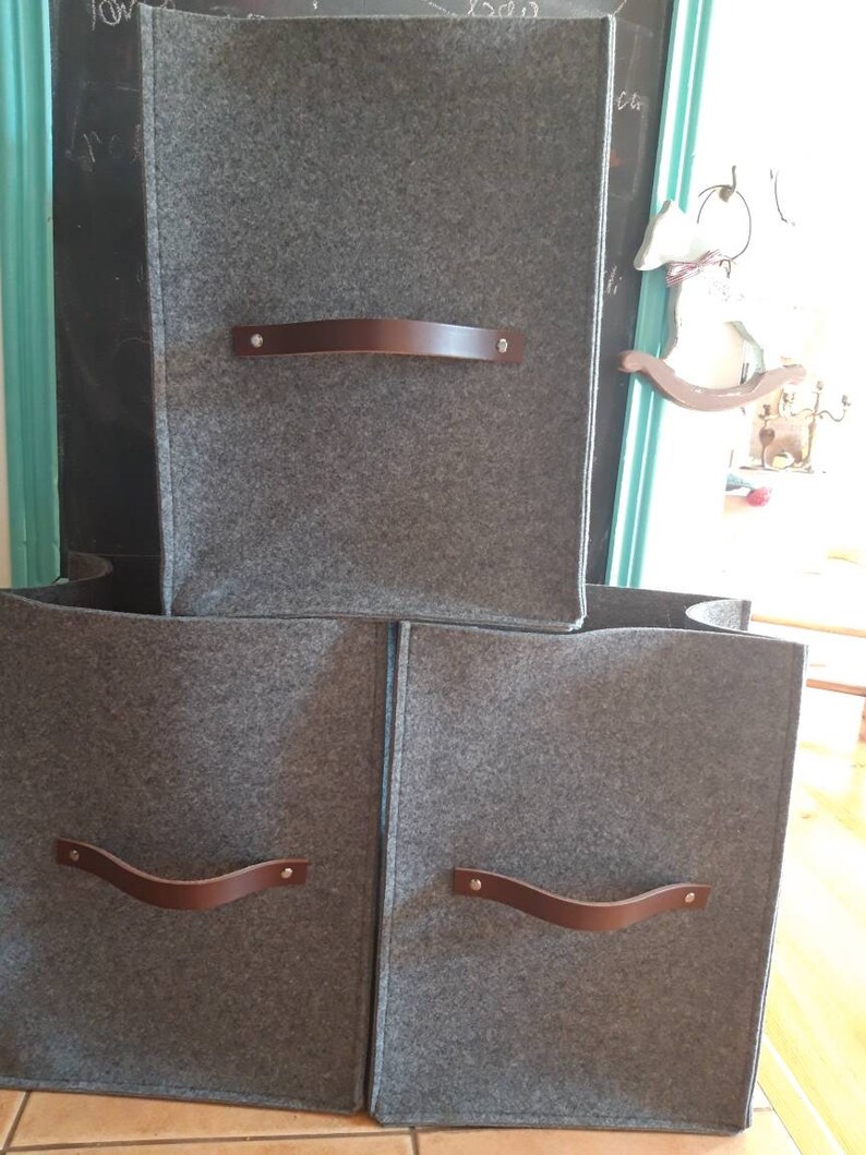 Felt Storage Box Large Basket Toy Storage Felt Basket Toy Etsy