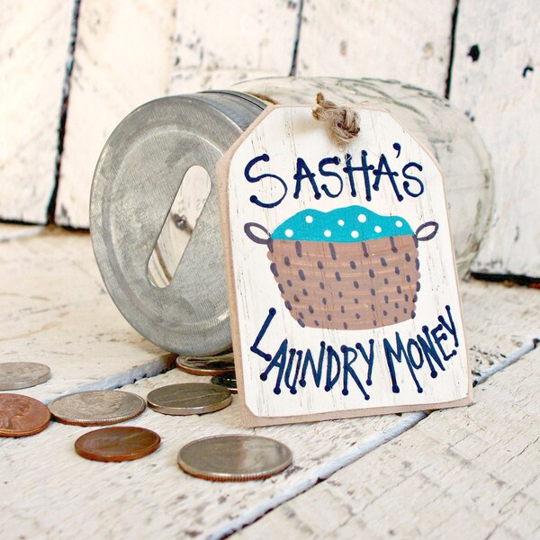 Laundry Money Jar Etsy