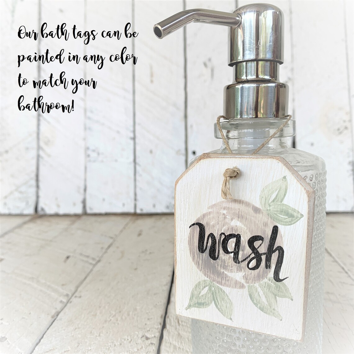 Soap Dispenser Label Farmhouse Soap and Lotion Tags Etsy