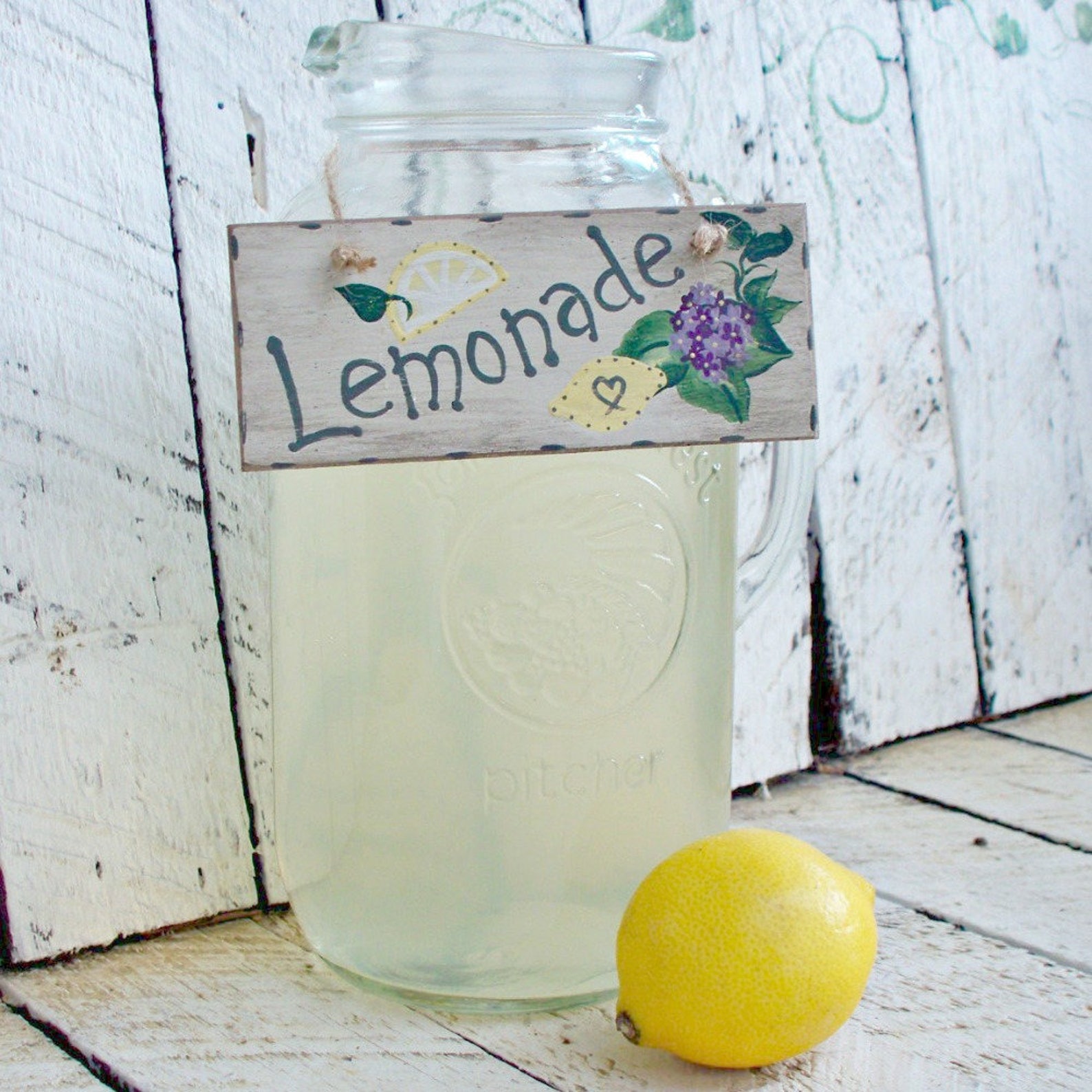 Drink Dispenser Tags Cottage Chic Drink Labels Beverage Etsy