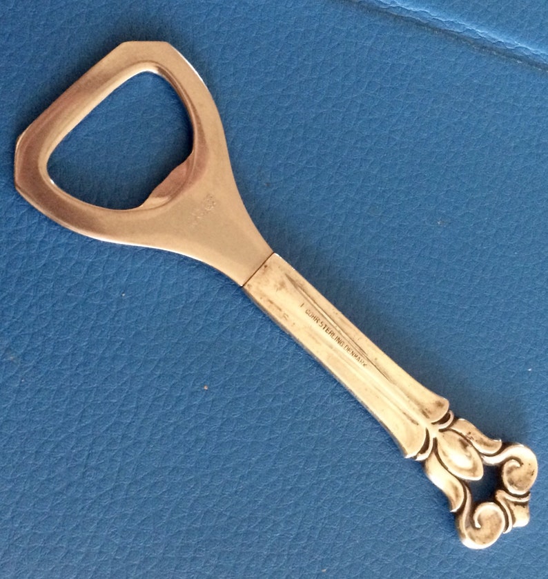 Vintage sterling silver bottle opener from Cohr made in Etsy