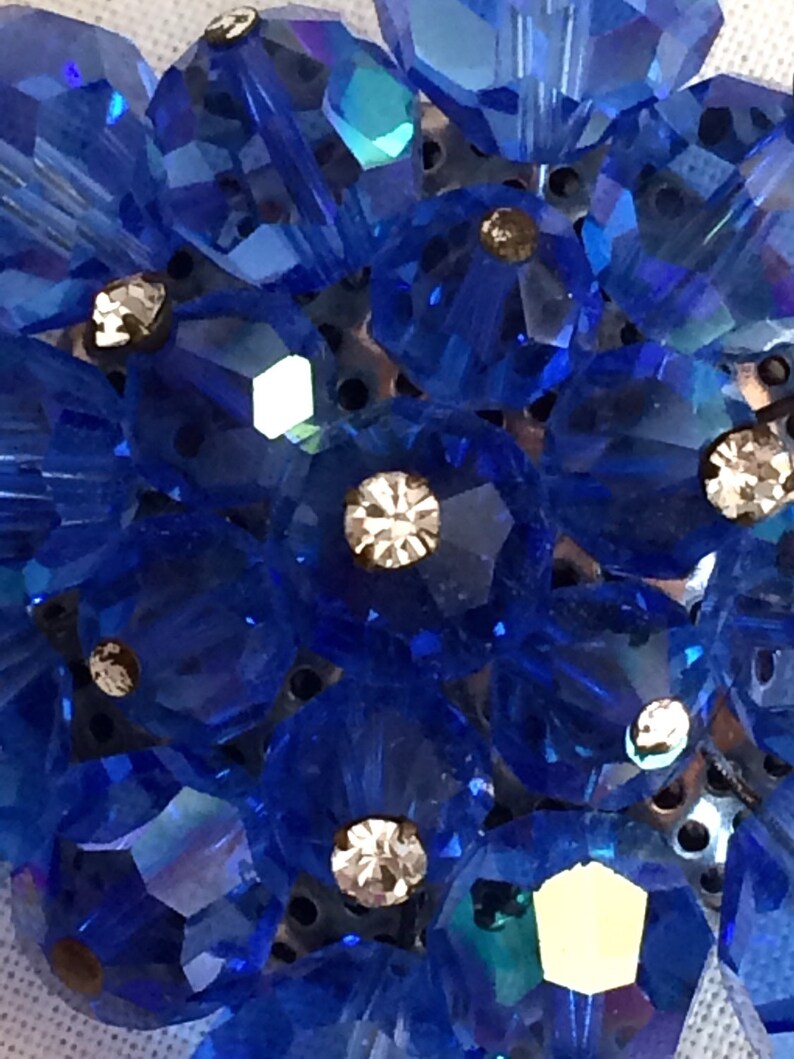 SALE Vintage Swarovski Crystal Rhinestone Brooch Brilliant Etsy