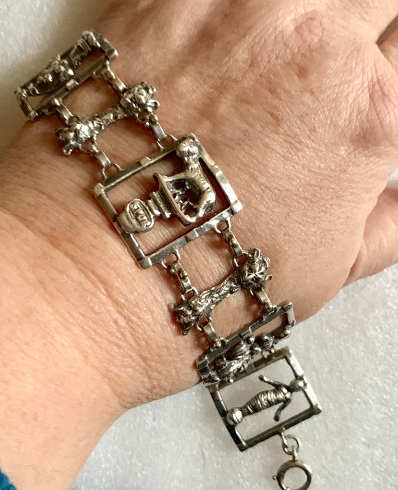 Rare Hobe bracelet sterling silver collectable an… - image 2