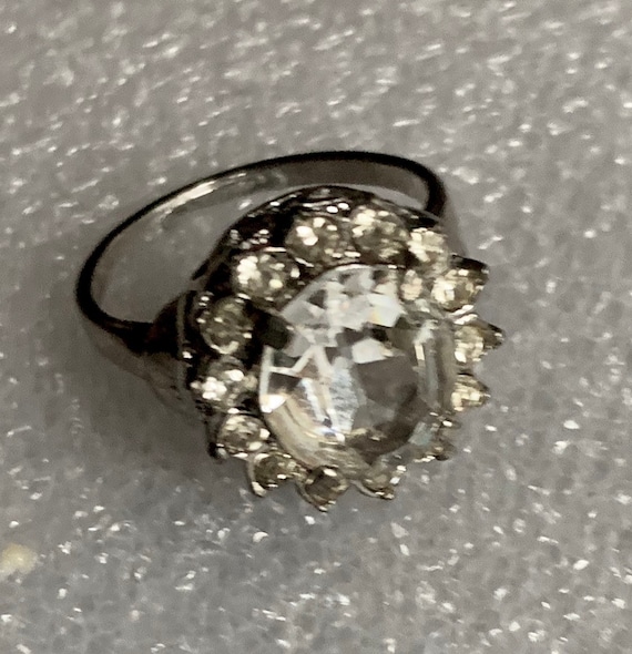 Sale! Originally 29.95 Sterling silver cz ring st… - image 3