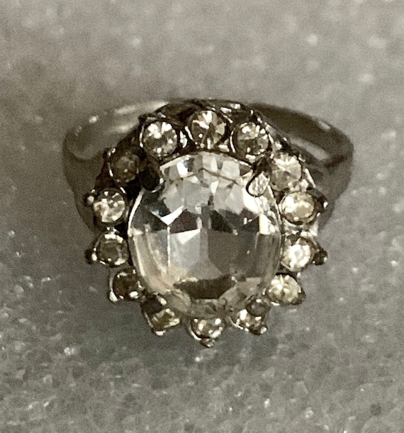 Sale! Originally 29.95 Sterling silver cz ring st… - image 2