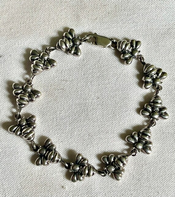 Vintage honey bee bracelet sterling silver great … - image 9