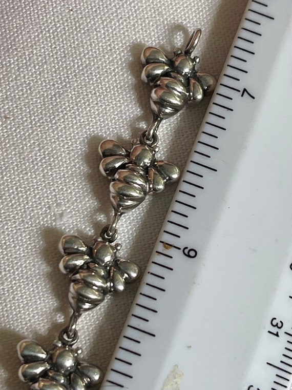 Vintage honey bee bracelet sterling silver great … - image 4