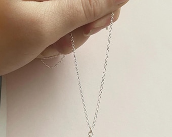 Sterling Silver Memorial Necklace: Resin Ash Keepsake