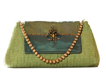 Green Goddess - Hand Made Purse from Purses By Pochette