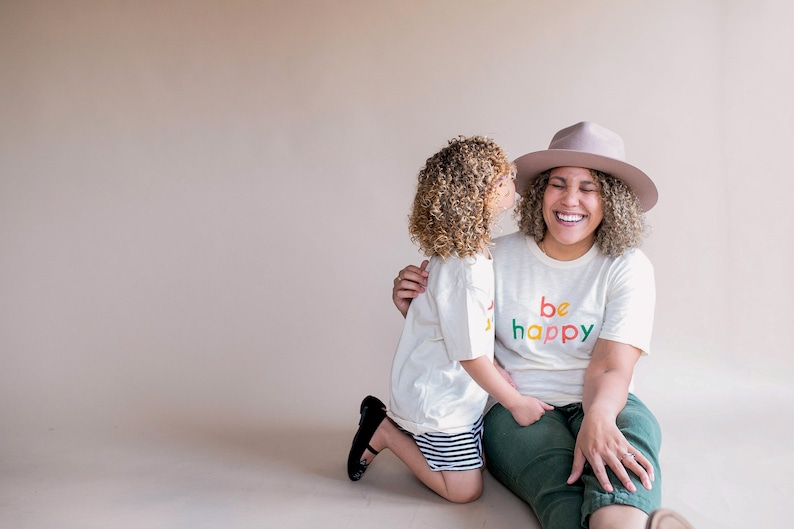 womens tees positive shirts graphic tees for women t-shirts with sayings womens tshirt t-shirt Be Happy graphic tshirt gifts for her