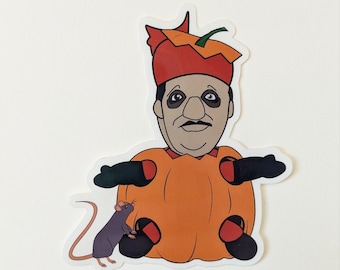 Cardinal Copia The Band Ghost Inspired Plushia Halloween Pumpkin  Vinyl Glossy Bumper Sticker Laptop Popia Decal Papa Emeritus IV Tobias