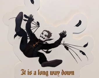 Papa Emeritus IV Falling Ghost Band Vinyl Sticker  4 Cardinal Copia Bumper Laptop Decal Tobias Forge From The Pinnacle to the Pit FTPTTP