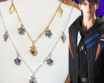 Love Deepspace Caleb Necklace Subtle Dainty Inspired Jewelry Pieces Apple  Paper Plane Charm Pendants Gold Silver Tone LADS Star Pendant